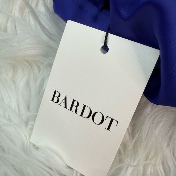 Bardot Jamila Corset Cocktail Dress Cobalt Blue Size 4 NWT - Picture 8 of 16